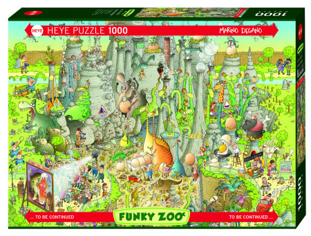 funky zoo dinozaury Puzzle